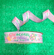 Load image into Gallery viewer, Ocean Is Calling Collection - Sea Life USDR Ribbon - 7/8&quot; - 1.5&quot; - 3&quot;