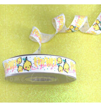 Load image into Gallery viewer, Main Squeeze Lemon USDR Ribbon 7/8&quot;