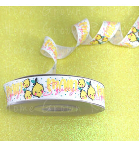 Main Squeeze Lemon USDR Ribbon 7/8"