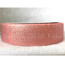 Load image into Gallery viewer, Rose Gold Glitter Ribbon