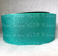 Load image into Gallery viewer, Tropic Glitter Ribbon - 3 Inch - 1.5 Inch - 7/8 Inch - 3/8 Inch