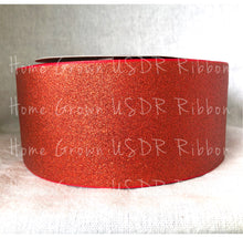 Load image into Gallery viewer, Red Glitter Ribbon