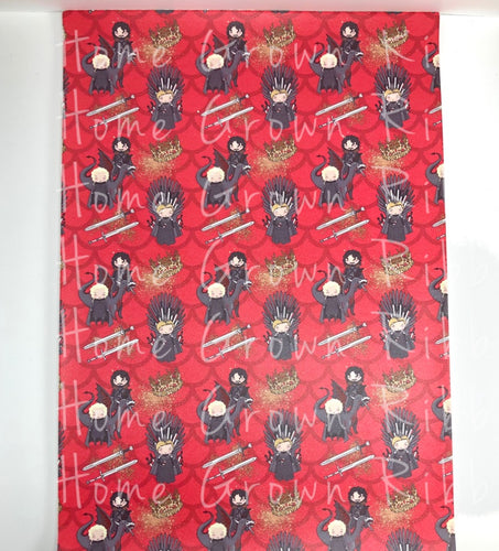 GOT Cersei, Jon & Dany Vinyl Sheet