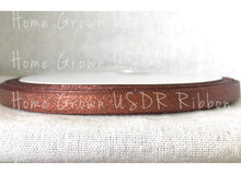 Load image into Gallery viewer, Brown Glitter Ribbon