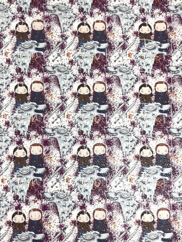 GOT Sansa & Arya Vinyl Sheet