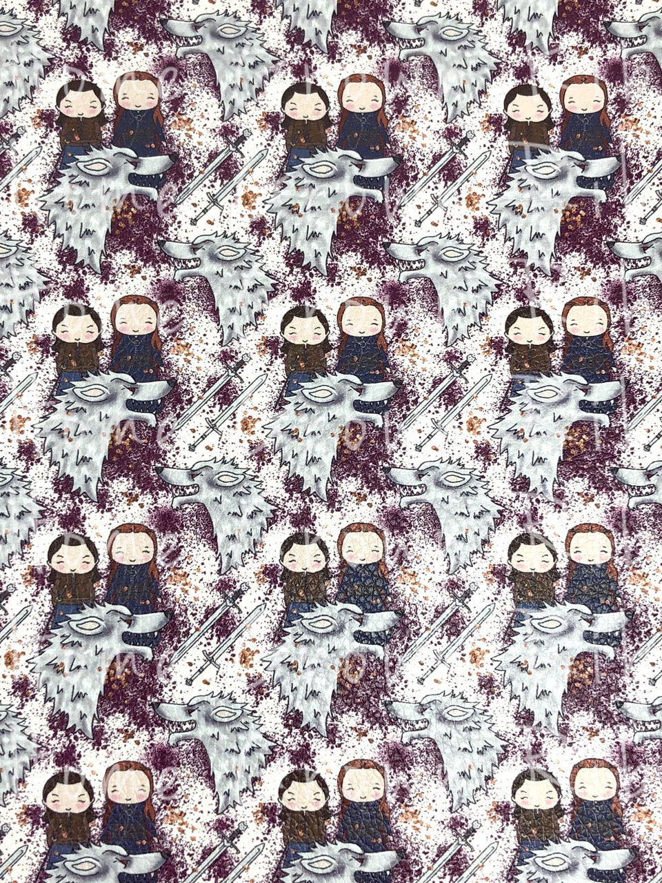 GOT Sansa & Arya Vinyl Sheet