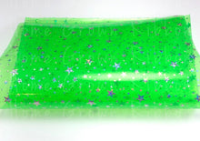 Load image into Gallery viewer, Green Jelly Star Pool Bow Vinyl Sheet Size A4