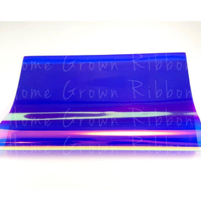 Blue Jelly Sheet Pool Bow Vinyl Sheet A4 Size