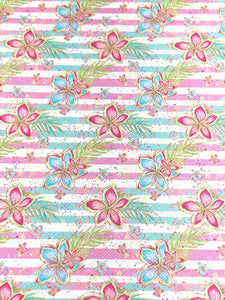 Hibiscus Faux Leather Sheets USDR
