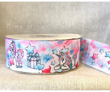 Load image into Gallery viewer, Unicorn Winter Gifts USDR Double Faced Grosgrain Christmas Ribbon 7/8&quot; - 1.5&quot; - 3&quot;