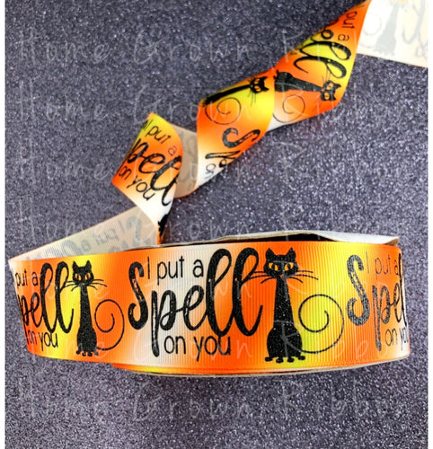 I Put a Spell on You USDR Halloween Ribbon - 1.5 Inch - Exclusive