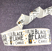 Load image into Gallery viewer, I Lit the Black Flame Candle USDR Halloween Ribbon - 1.5 Inch