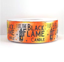 Load image into Gallery viewer, I Lit the Black Flame Candle USDR Halloween Ribbon - 1.5 Inch - Exclusive
