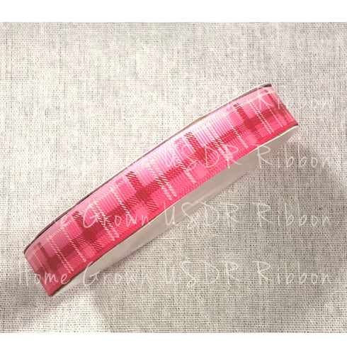 Valentine's Day Tartan Pink Ombre