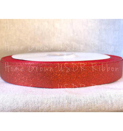 Red Glitter Ribbon