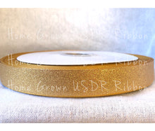 Load image into Gallery viewer, Light Gold Glitter Ribbon
