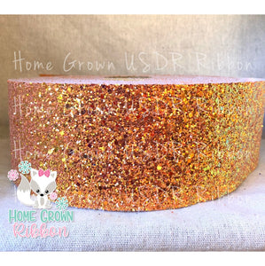 Gold #2 Chunky 3" Glitter Ribbon