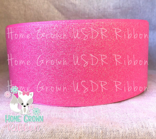 Pink Glitter Ribbon - 3