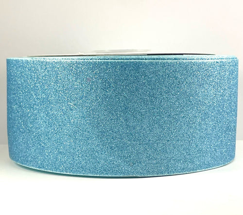 Ice Blue Glitter Ribbon - 3