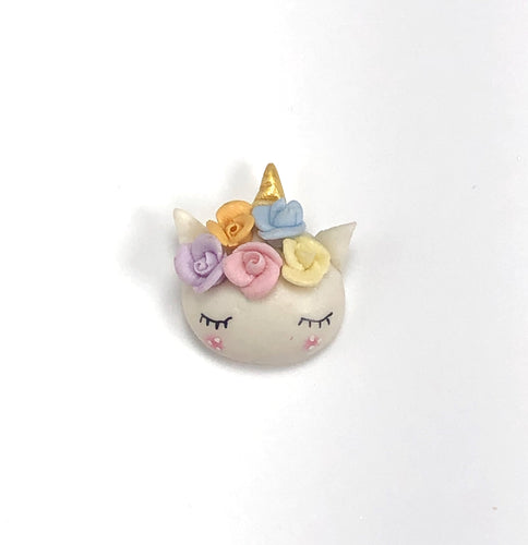 Unicorn with Flowers - Pastel