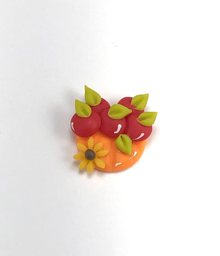 Fall Apple Basket Clay