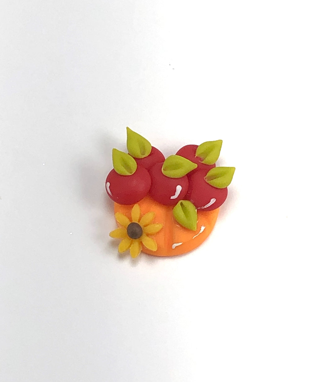 Fall Apple Basket Clay