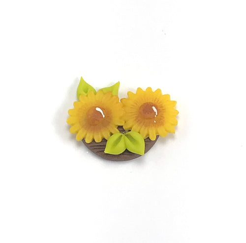 Sunflower Basket Clay