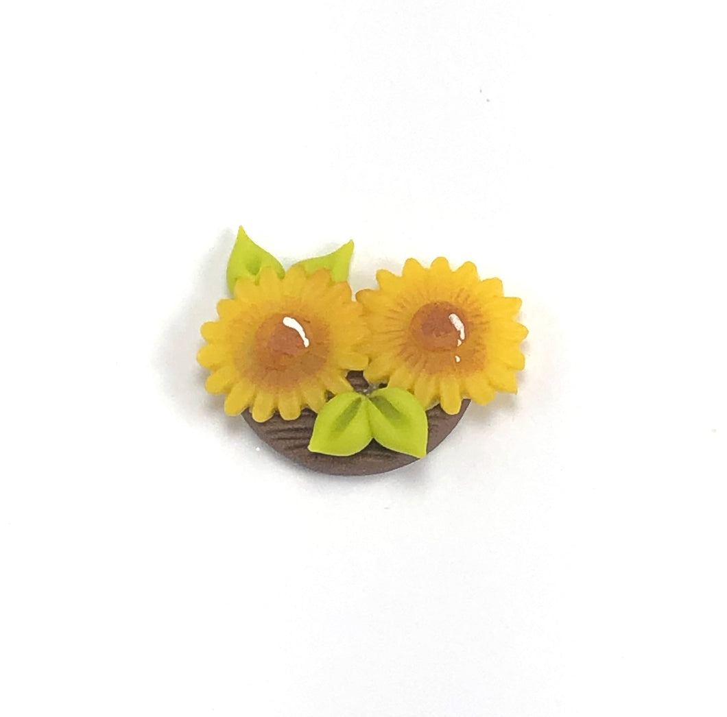 Sunflower Basket Clay