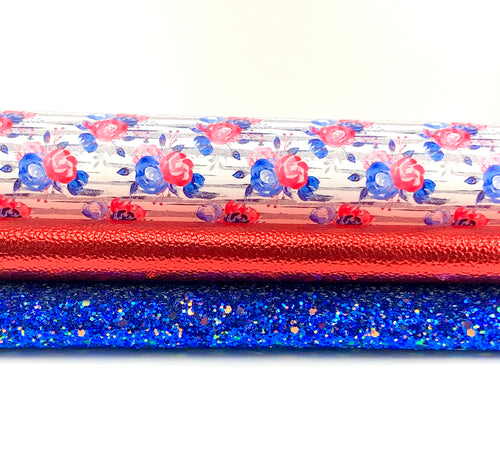 4th of July Roses and Glitter Sheet Bundle