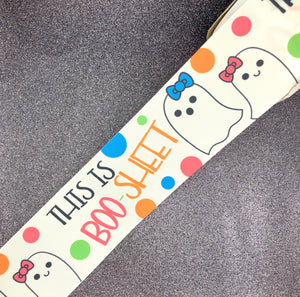 Boo Sheet Ghosts USDR Halloween Ribbon - 3 Inch