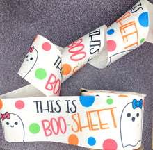 Load image into Gallery viewer, Boo Sheet Ghosts USDR Halloween Ribbon - 3 Inch