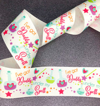 Load image into Gallery viewer, I&#39;ve Got Daddy Under My Spell USDR Halloween Ribbon - 3 Inch