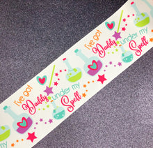 Load image into Gallery viewer, I&#39;ve Got Daddy Under My Spell USDR Halloween Ribbon - 3 Inch
