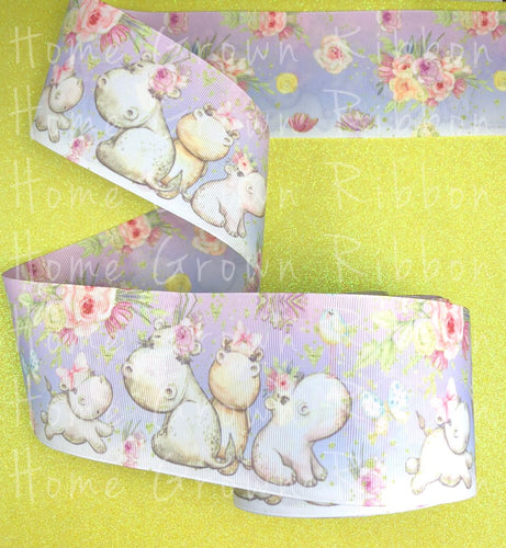 Hippo's Double Sided USDR Grosgrain Ribbon 5/8