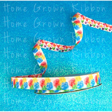 Load image into Gallery viewer, Autism Awareness Double Sided USDR Grosgrain Ribbon 5/8&quot; - 7/8&quot; - 1.5&quot; - 3&quot;