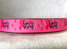 Load image into Gallery viewer, Breast Cancer Awareness Ribbon - Pink - 7/8 Inch - 1.5 Inch - 3 Inch