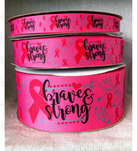 Load image into Gallery viewer, Breast Cancer Awareness Ribbon - Pink - 7/8 Inch - 1.5 Inch - 3 Inch