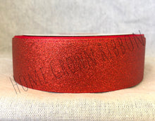 Load image into Gallery viewer, Red Glitter Ribbon