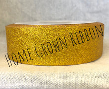 Load image into Gallery viewer, Gold Glitter Ribbon