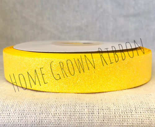 Yellow Glitter Ribbon 3